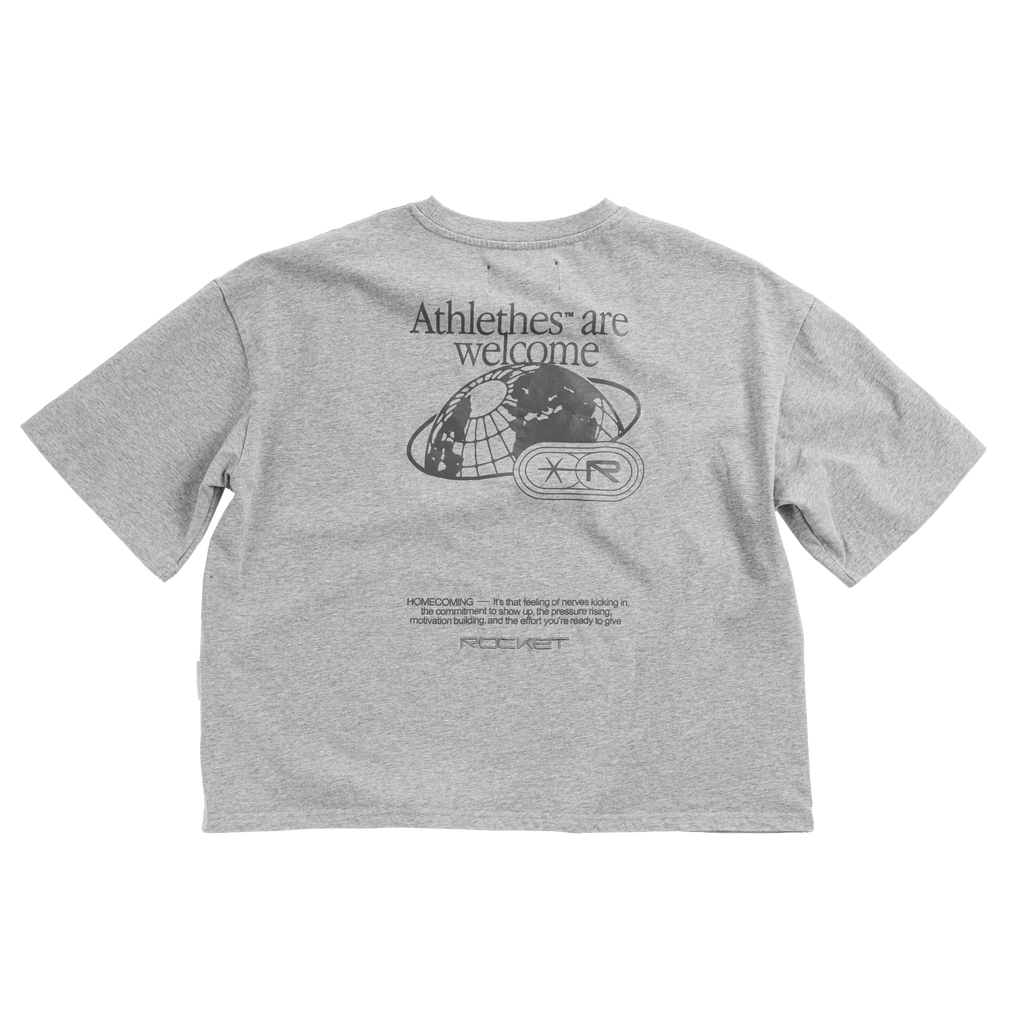 "Athlethe" Tee Grey