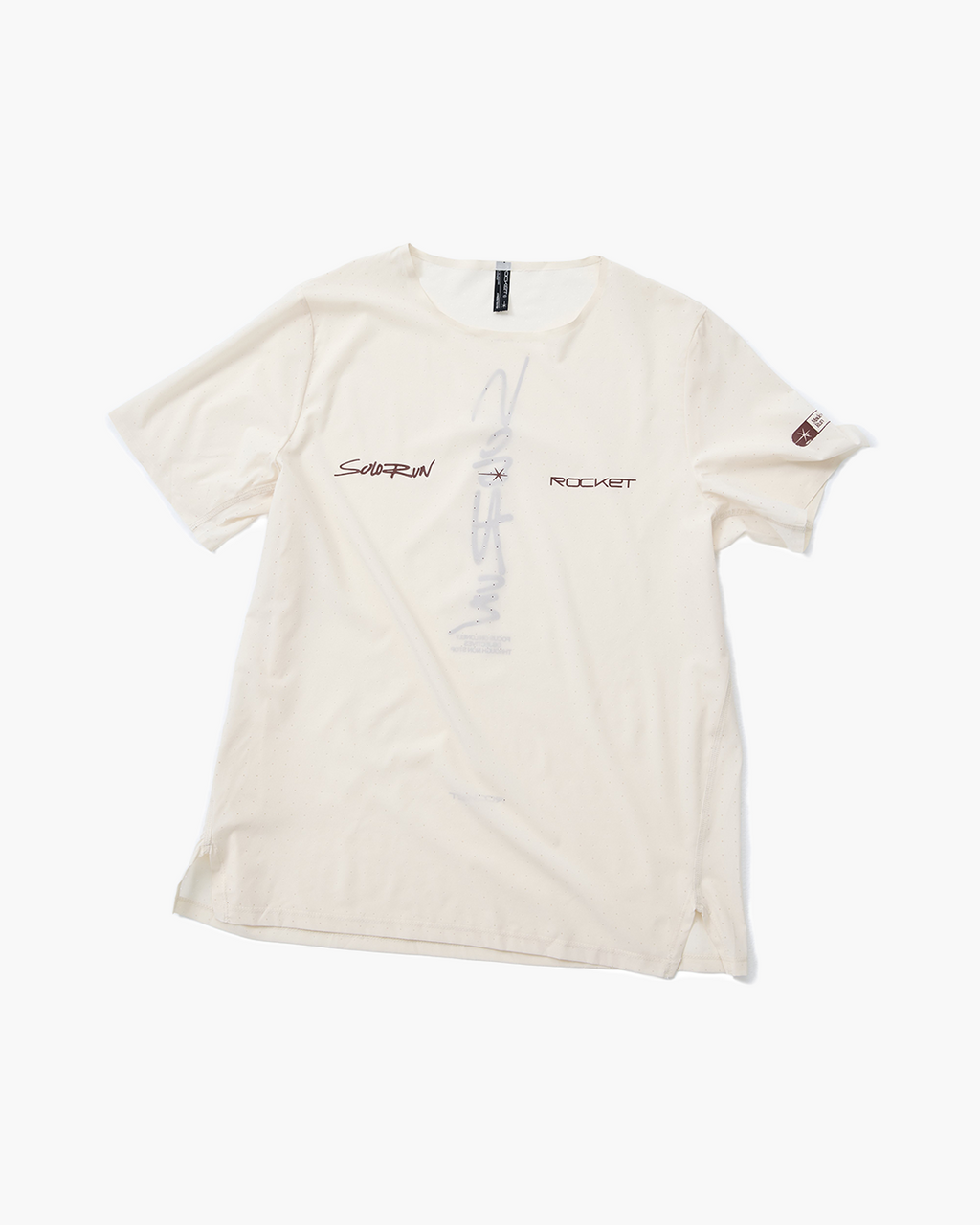 SoloRun Seamless Off-white Tee