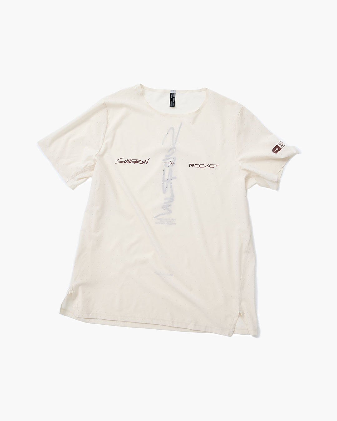 SoloRun Seamless Off-white Tee