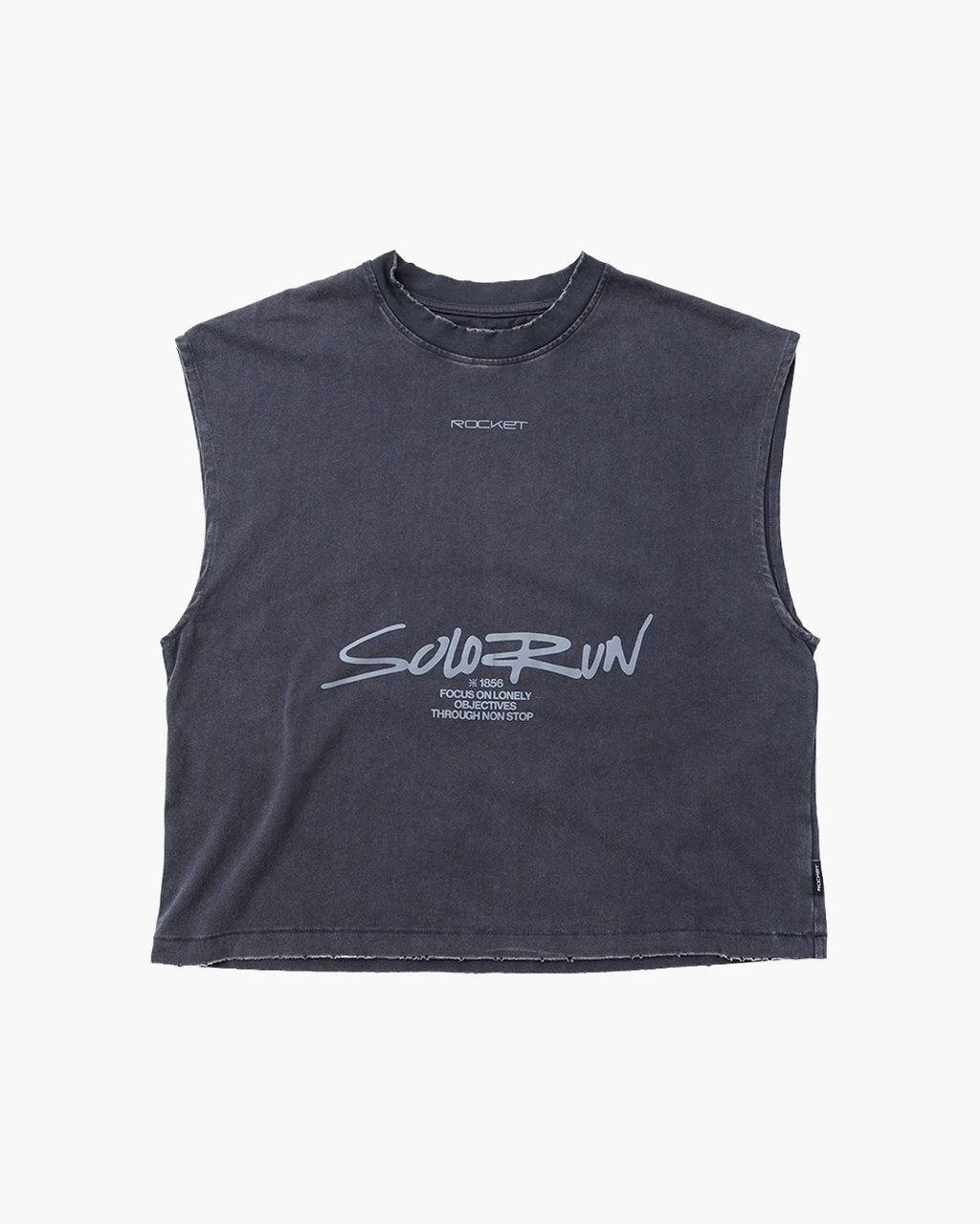 Tank Cotton Washed Tee Ash