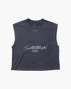 Tank Cotton Washed Tee Ash