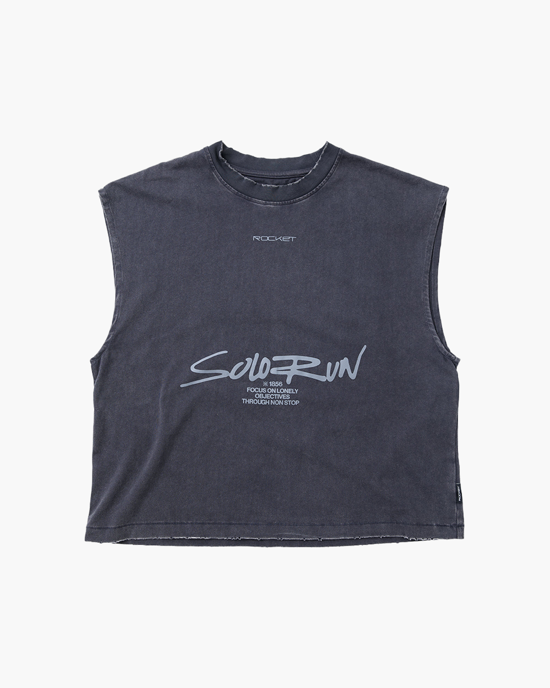 Tank Cotton Washed Tee Ash