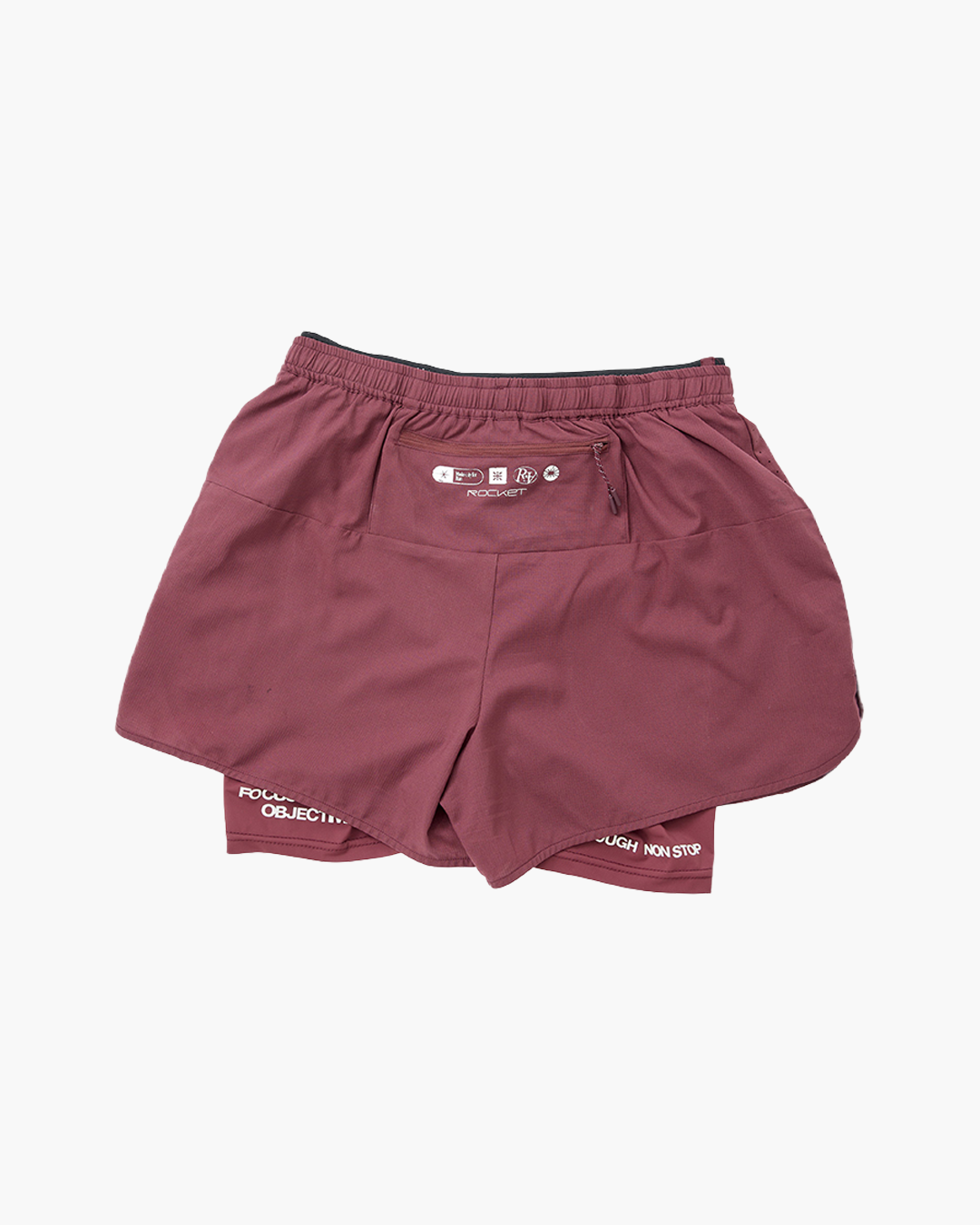 SoloRun Shorts Burgundy