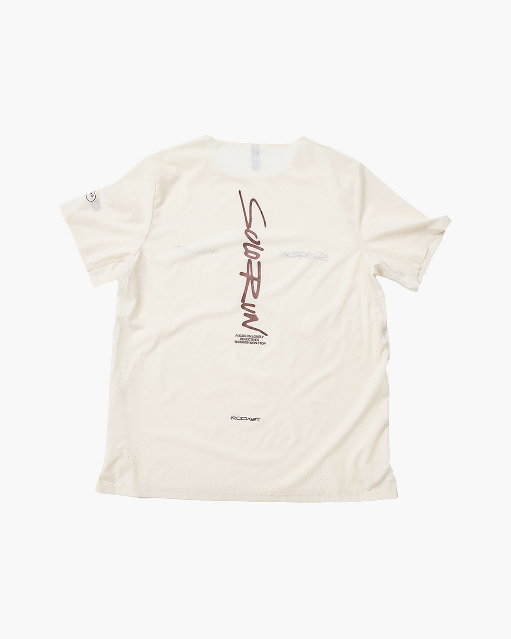 SoloRun Seamless Off-white Tee