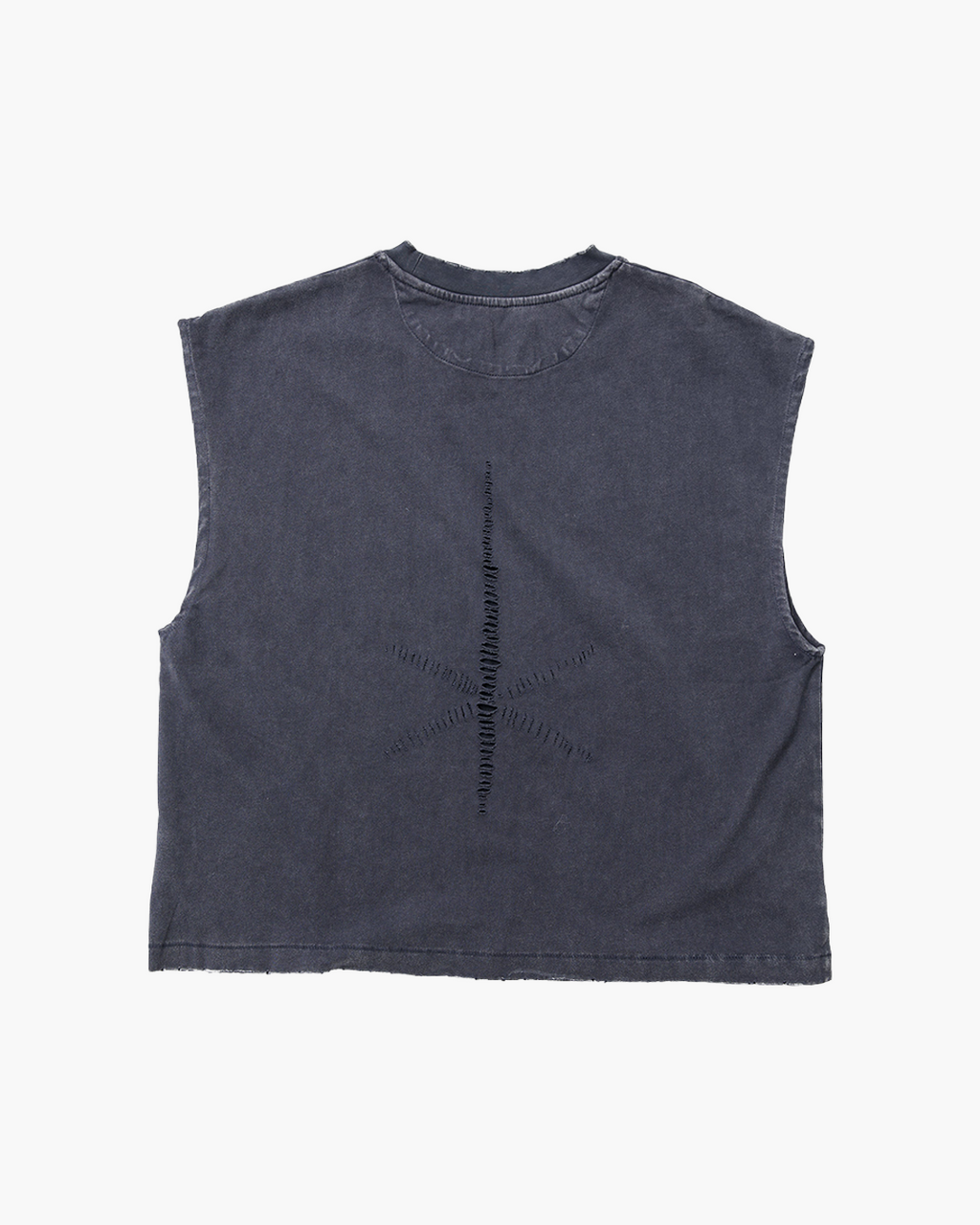 Tank Cotton Washed Tee Ash