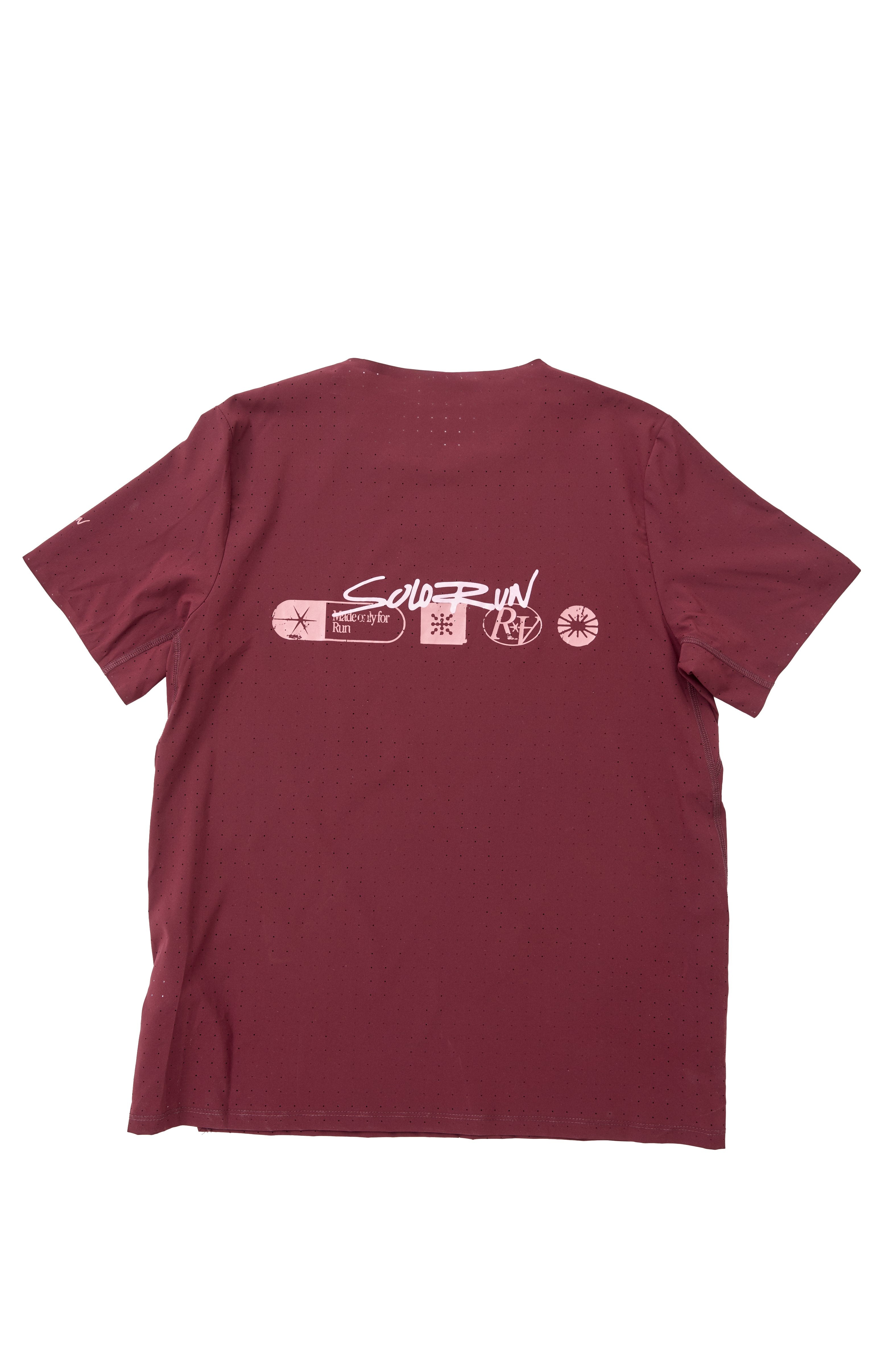 SoloRun Seamless Burgundy Tee