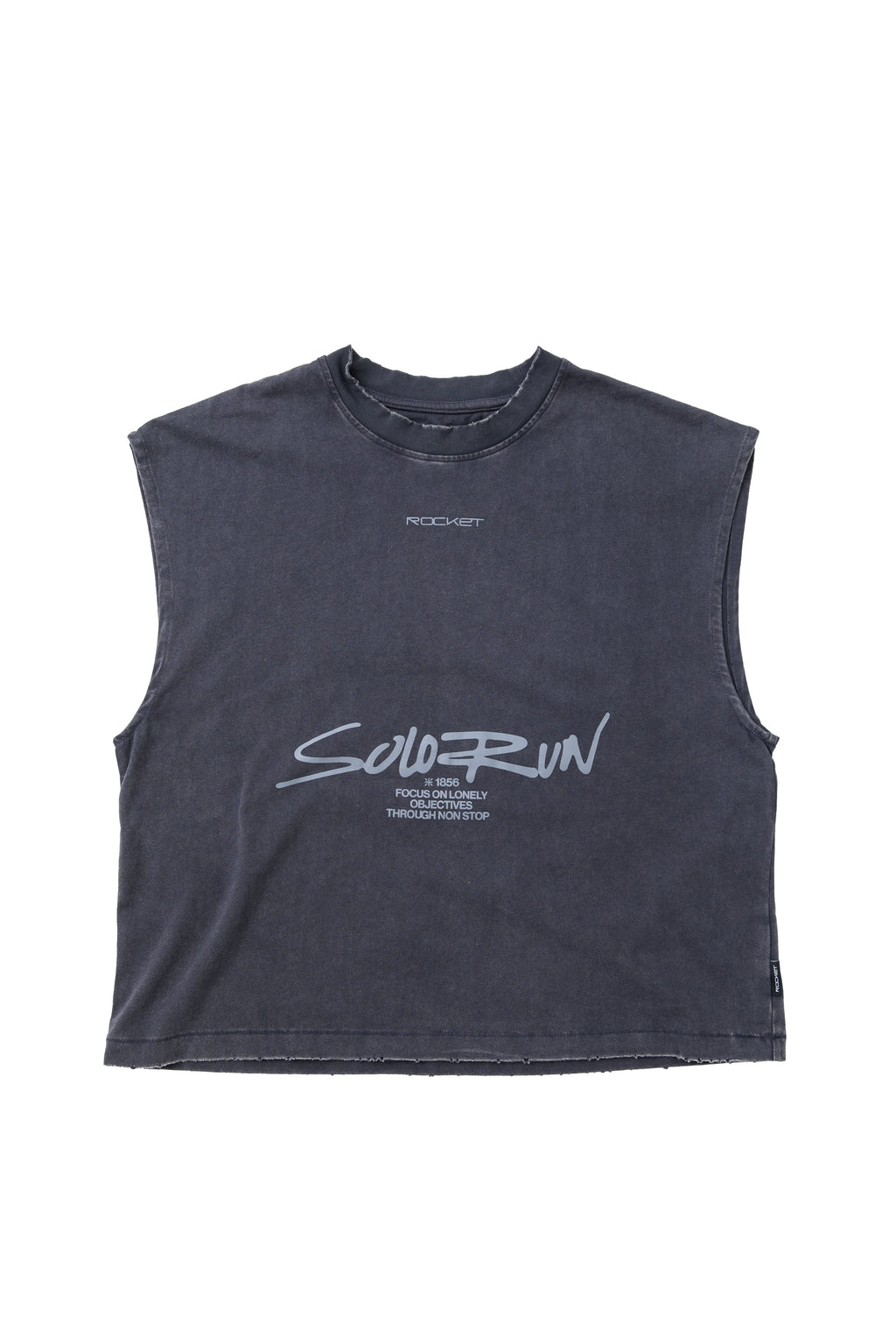 Tank Cotton Washed Tee Ash