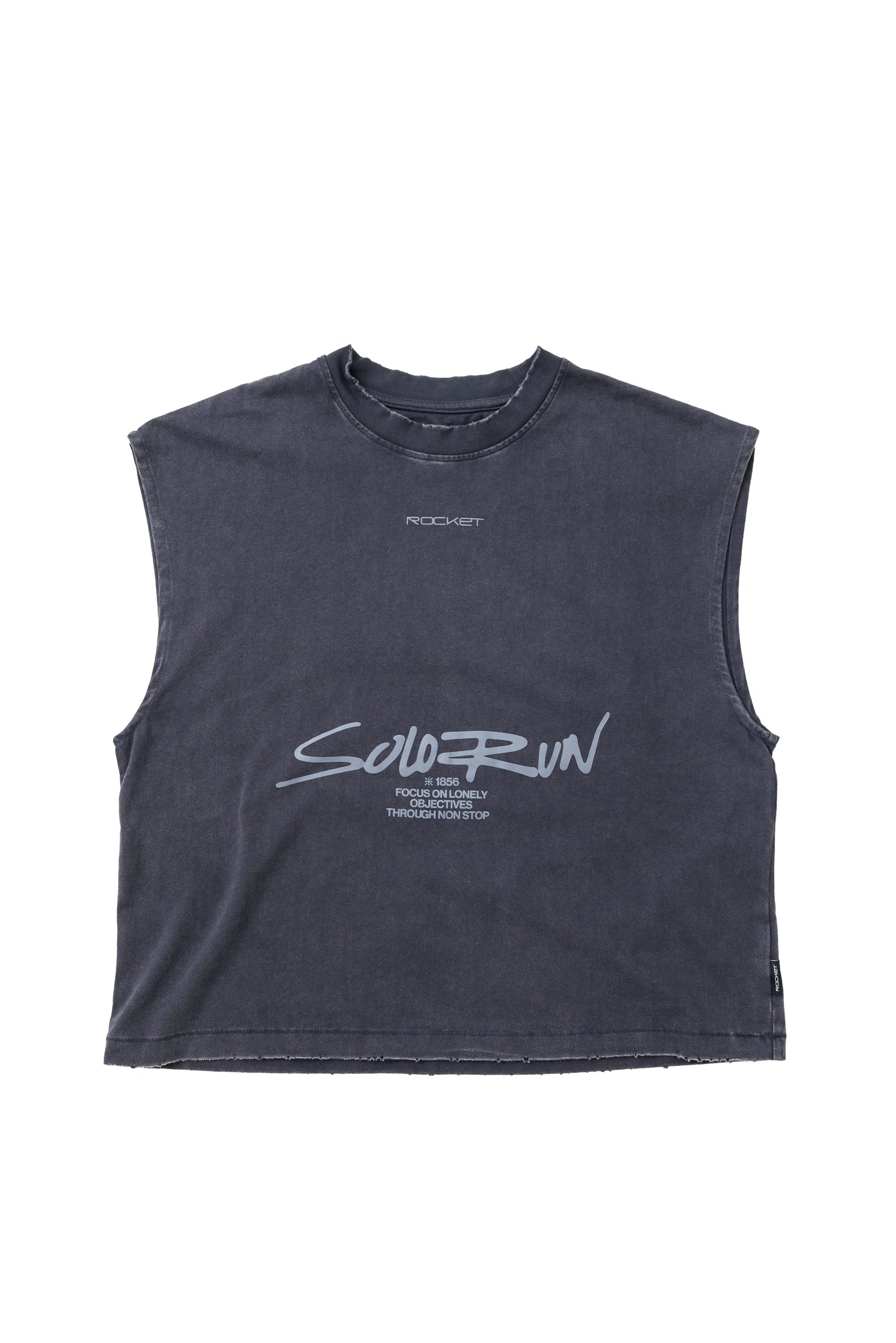Tank Cotton Washed Tee Ash