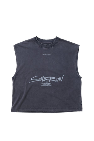 Tank Cotton Washed Tee Ash
