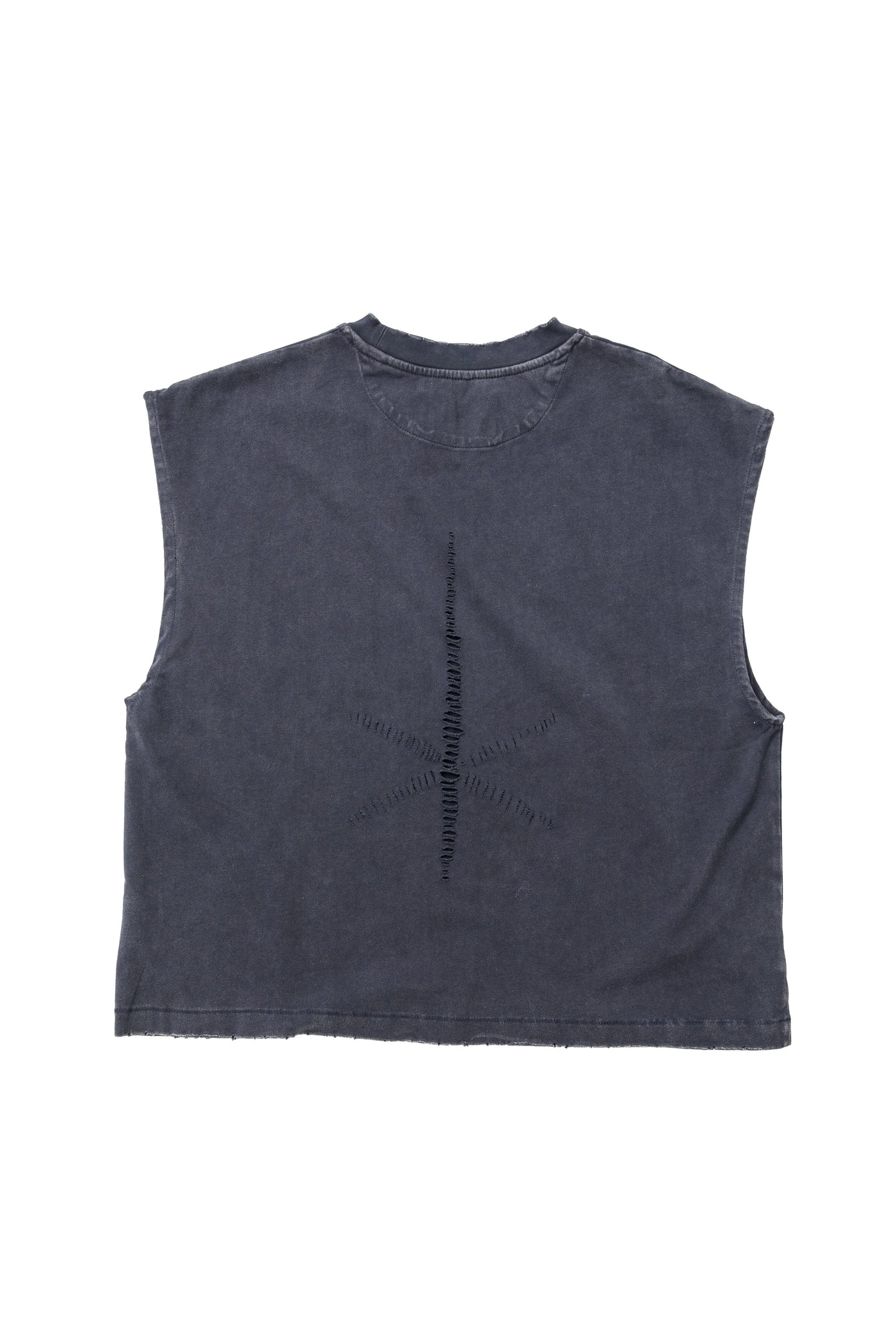 Tank Cotton Washed Tee Ash