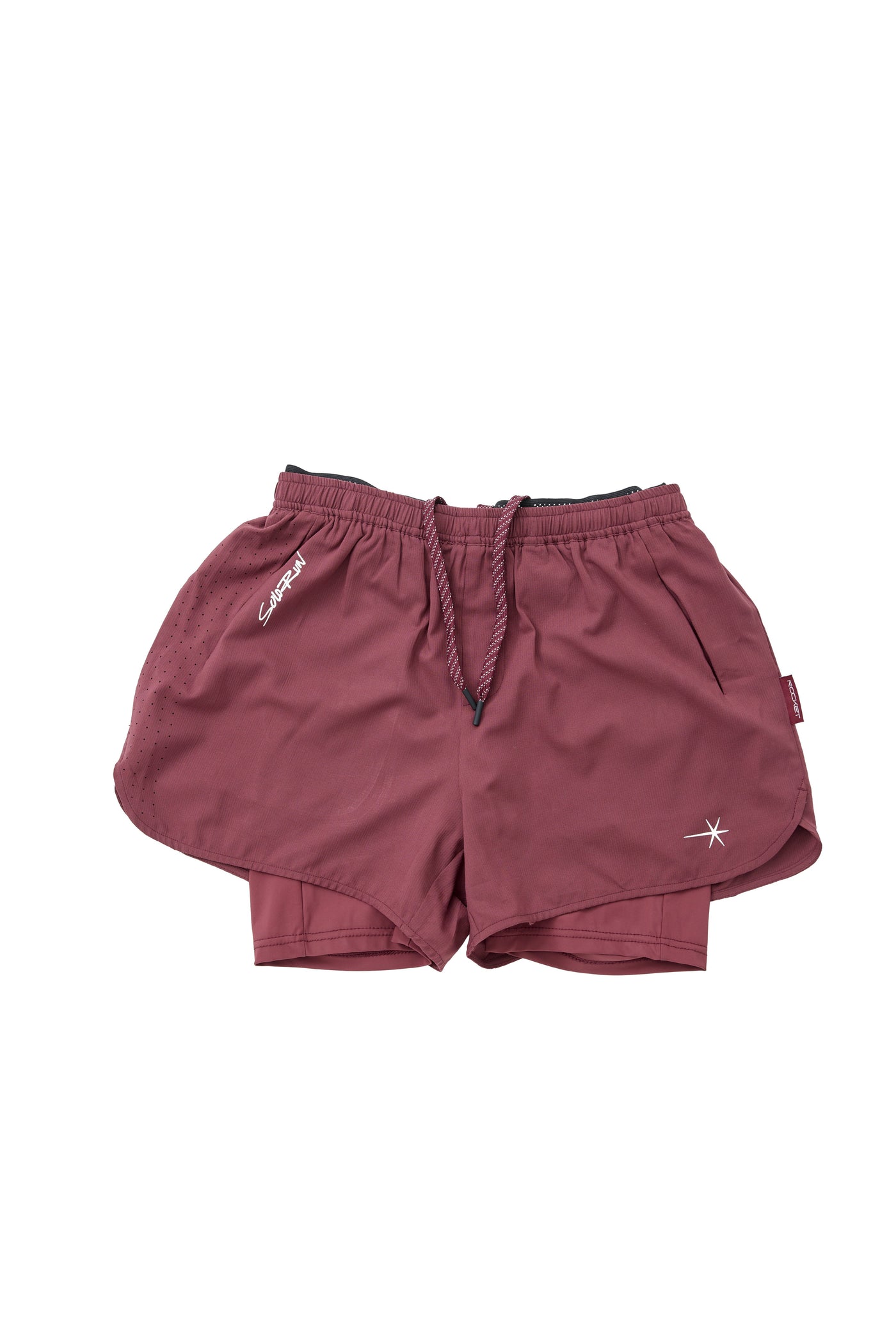SoloRun Shorts Burgundy