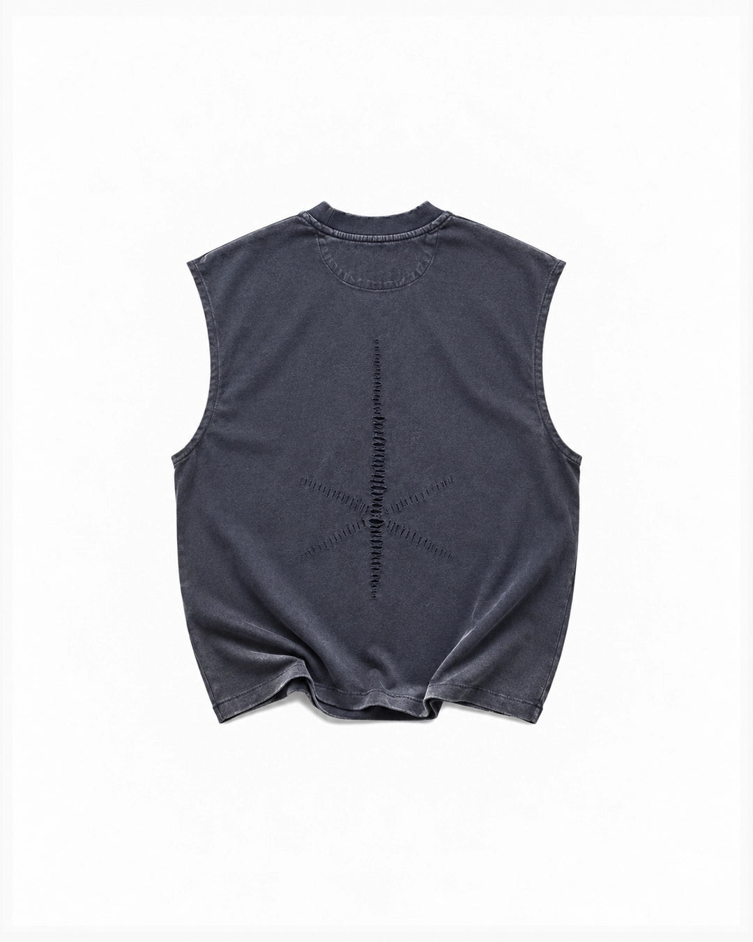 Tank Cotton Washed Tee Ash