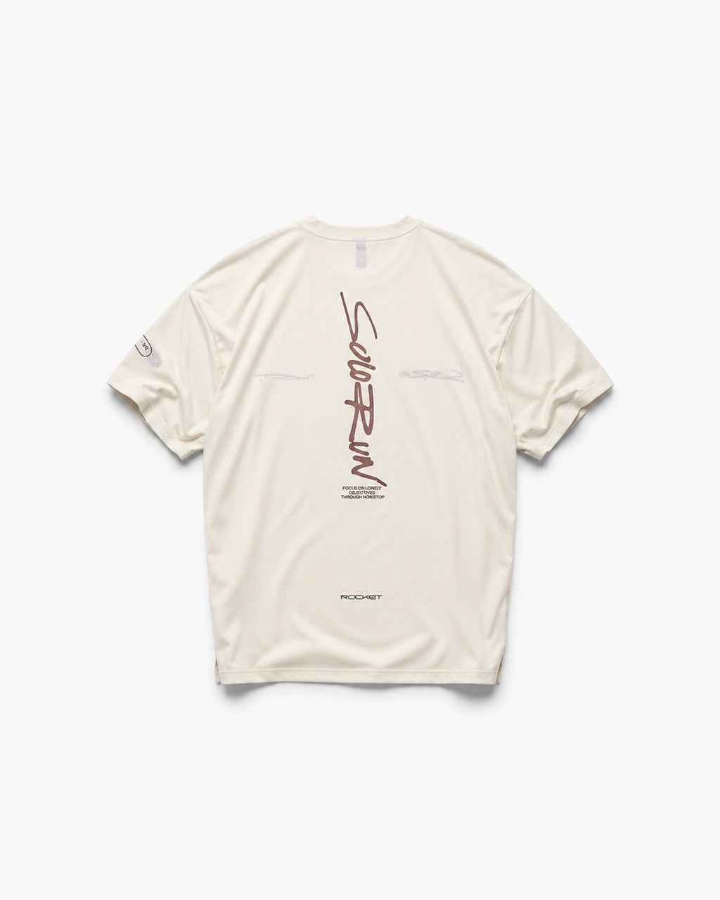 SoloRun Seamless Off-white Tee