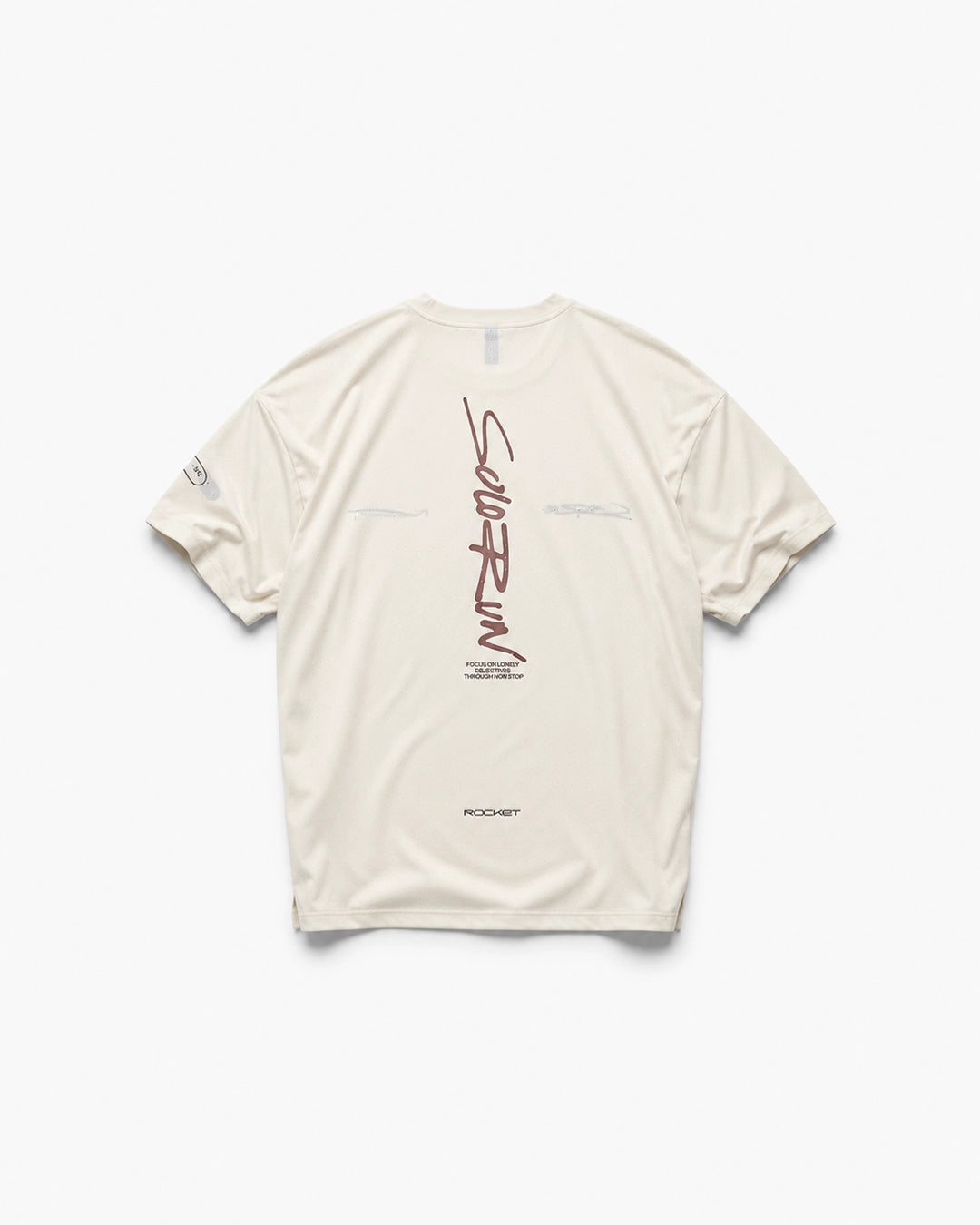 SoloRun Seamless Off-white Tee