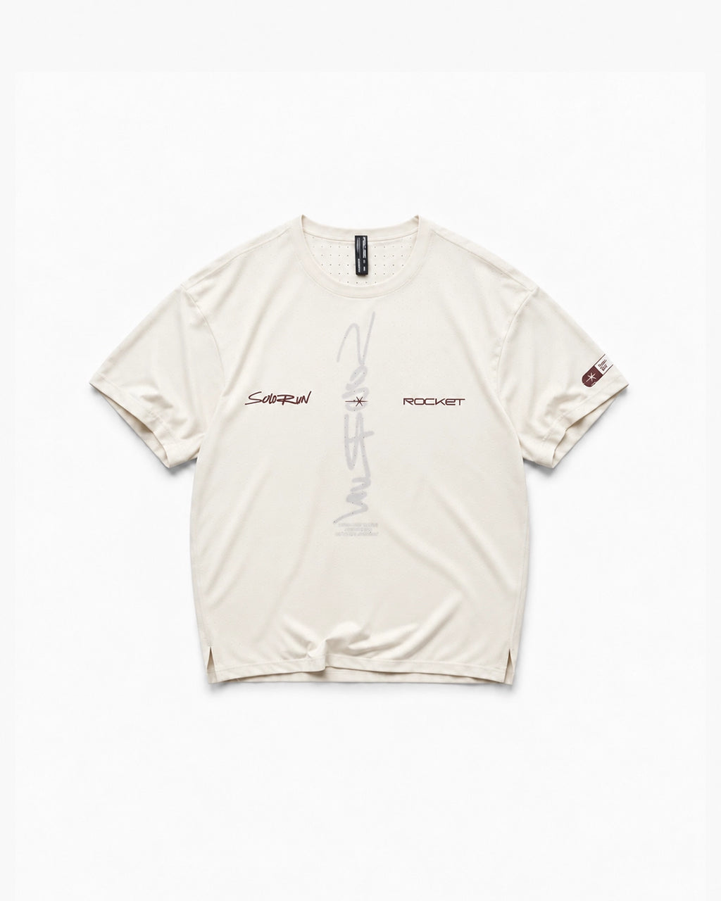 SoloRun Seamless Off-white Tee