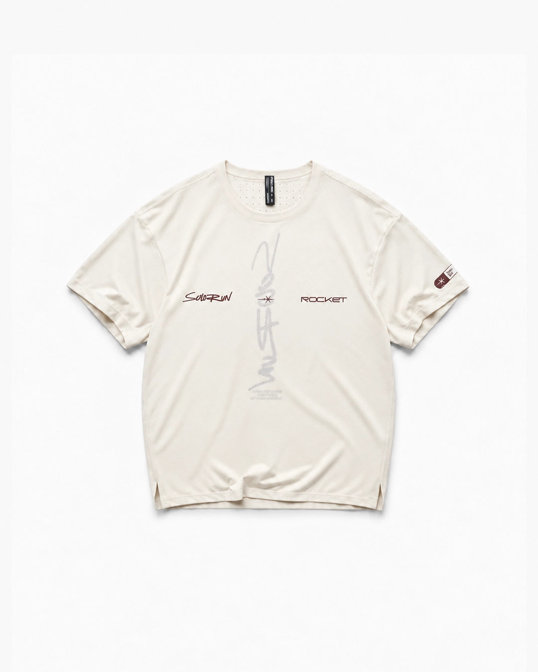 SoloRun Seamless Off-white Tee