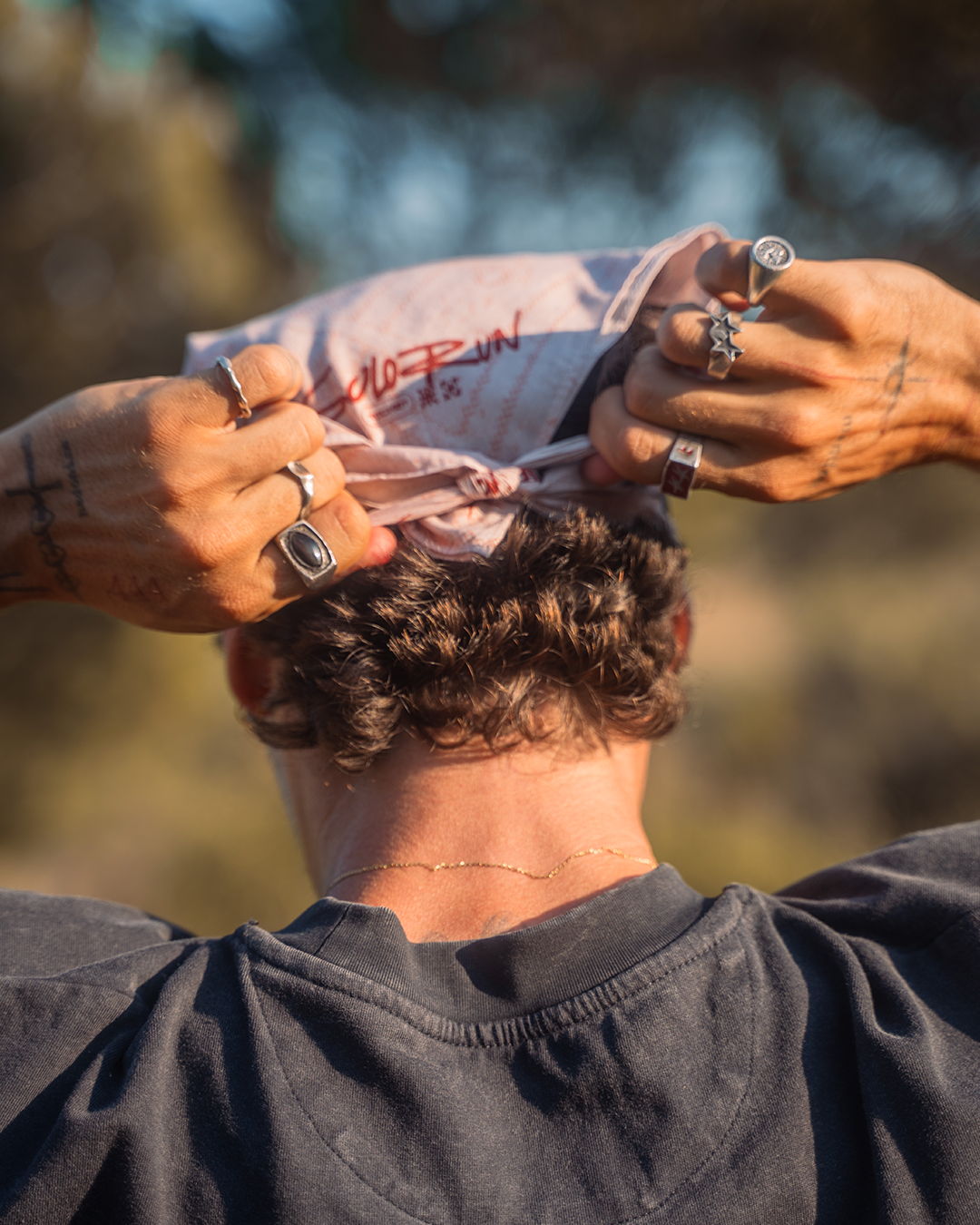 The SoloRun Bandana Off-white